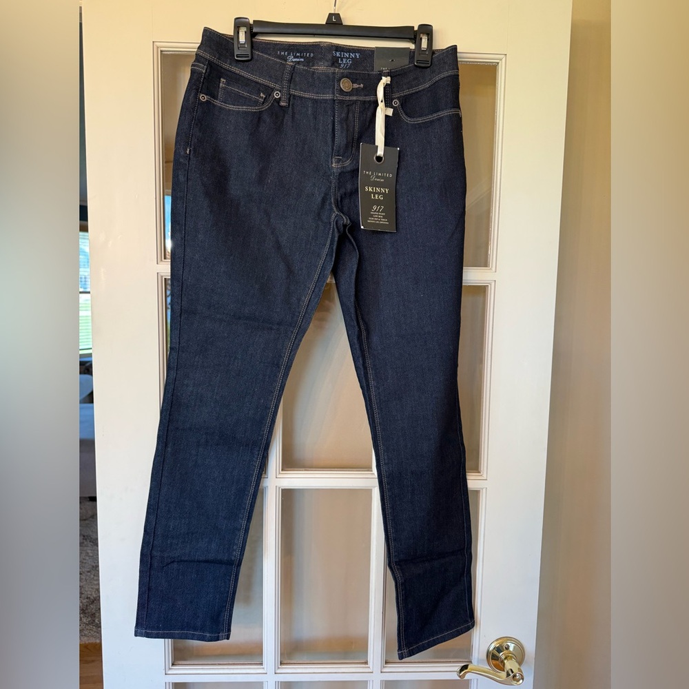 NWT The Limited Denim Skinny Leg Jeans - Deep Blue size 10S